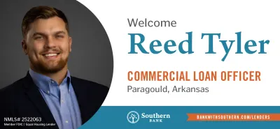 Reed Tyler New Commercial Loan Officer